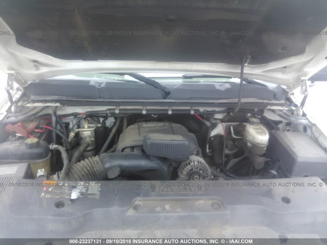 1GC0CVCG9CF200065 - 2012 CHEVROLET SILVERADO C2500 HEAVY DUTY WHITE photo 10
