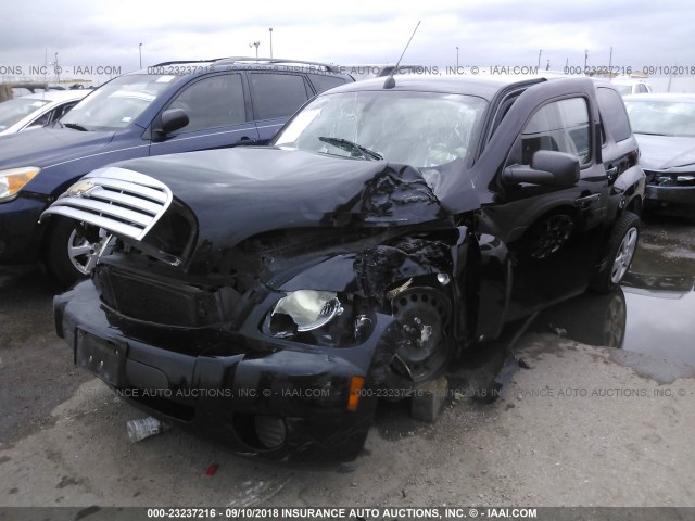 3GNCA33D58S709495 - 2008 CHEVROLET HHR LS BLACK photo 2