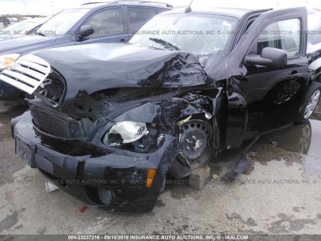 3GNCA33D58S709495 - 2008 CHEVROLET HHR LS BLACK photo 6