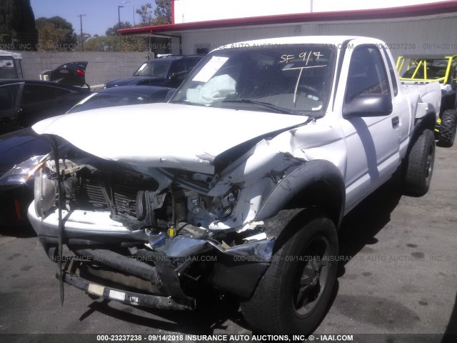 5TESM92N92Z085109 - 2002 TOYOTA TACOMA XTRACAB PRERUNNER WHITE photo 2