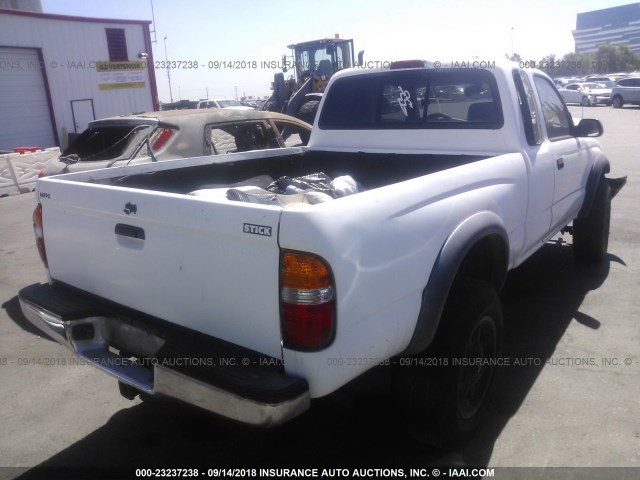 5TESM92N92Z085109 - 2002 TOYOTA TACOMA XTRACAB PRERUNNER WHITE photo 4