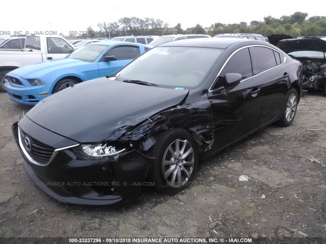 JM1GJ1U6XF1177674 - 2015 MAZDA 6 SPORT BLACK photo 2