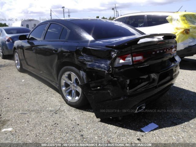 2C3CDXBG6CH210126 - 2012 DODGE CHARGER SE BLACK photo 3