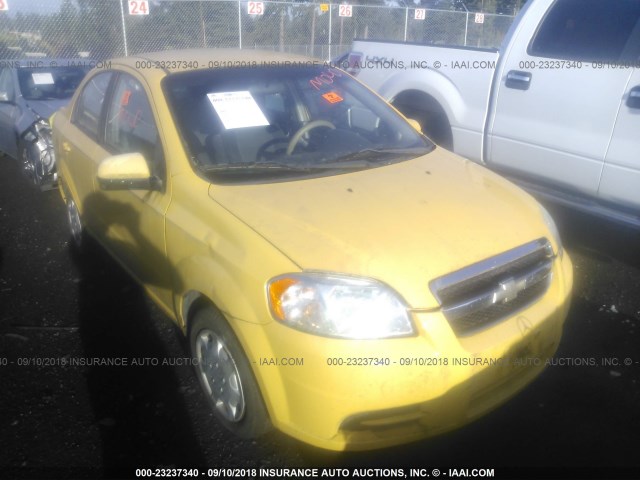 KL1TD5DE5AB093406 - 2010 CHEVROLET AVEO LS/LT 黄色 照片 6