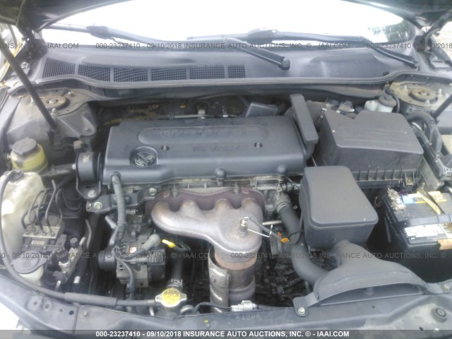 4T1BE46K58U788199 - 2008 TOYOTA CAMRY CE/LE/XLE/SE BLACK photo 10