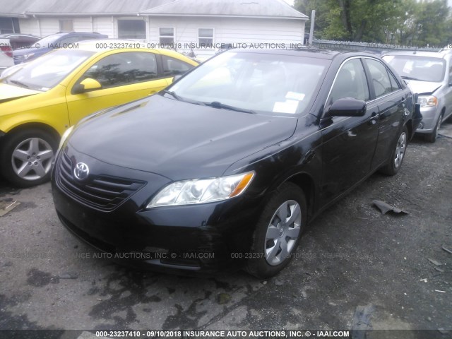4T1BE46K58U788199 - 2008 TOYOTA CAMRY CE/LE/XLE/SE BLACK photo 2