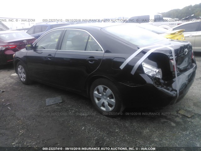 4T1BE46K58U788199 - 2008 TOYOTA CAMRY CE/LE/XLE/SE BLACK photo 3