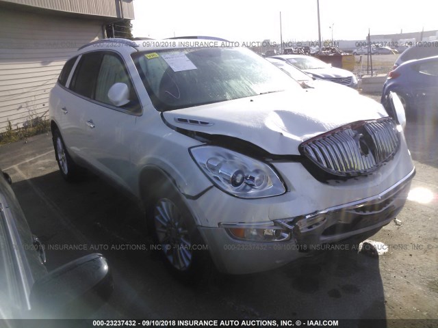 5GALVBED6AJ104012 - 2010 BUICK ENCLAVE CXL WHITE photo 1