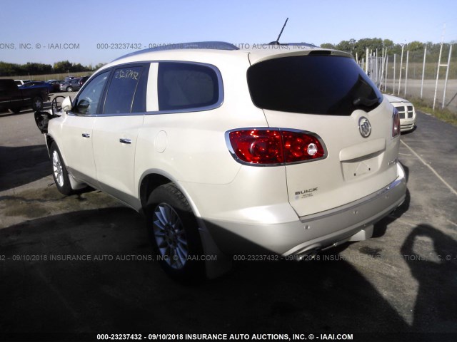 5GALVBED6AJ104012 - 2010 BUICK ENCLAVE CXL 白色 照片 3