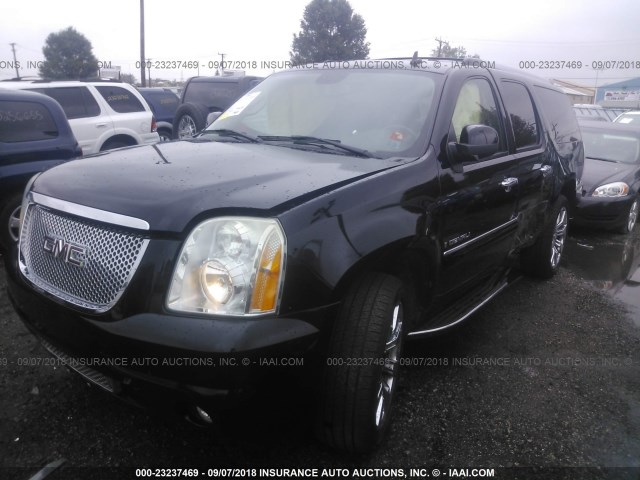 1GKFK66837J243542 - 2007 GMC YUKON XL DENALI BLACK photo 2