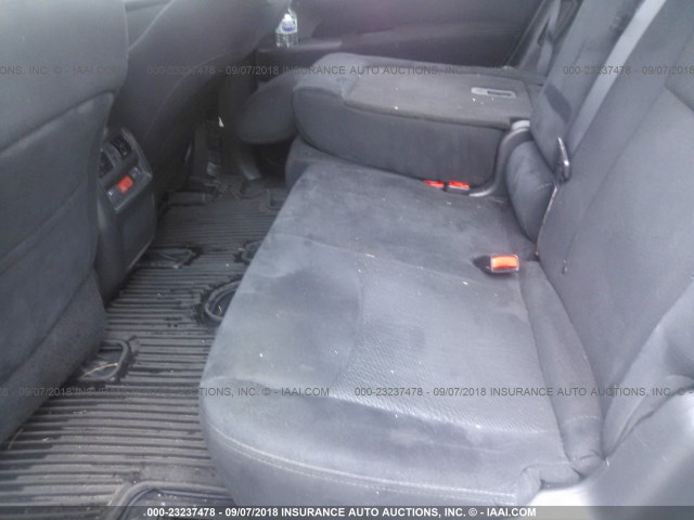 5N1AR2MN8EC723396 - 2014 NISSAN PATHFINDER S/SV/SL/PLATINUM SILVER photo 8