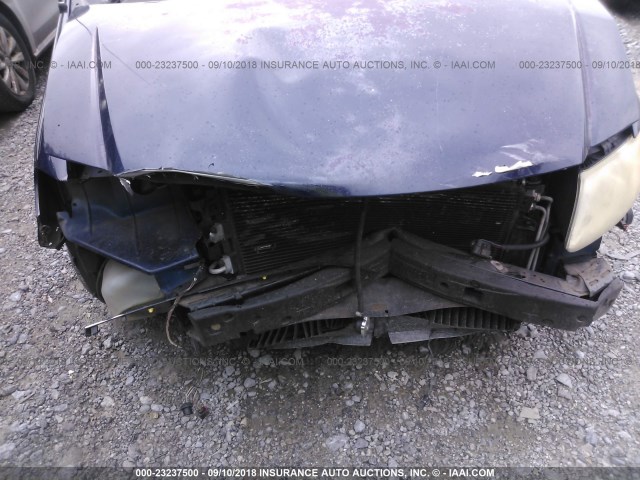 1D4GP45R66B574739 - 2006 DODGE CARAVAN SXT BLUE photo 6