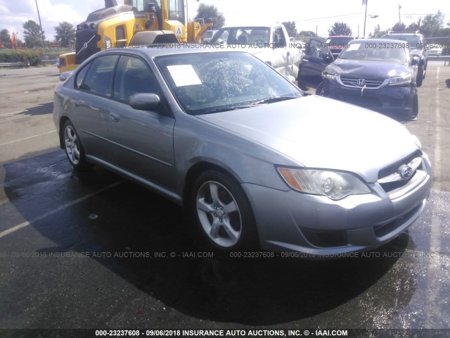 4S3BL616297225322 - 2009 SUBARU LEGACY 2.5I SILVER photo 1