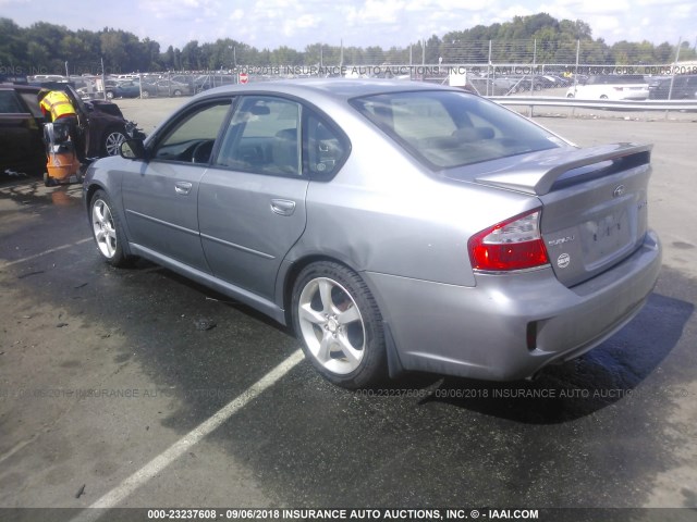 4S3BL616297225322 - 2009 SUBARU LEGACY 2.5I SILVER photo 3