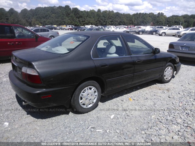 1HGCD5684VA187970 - 1997 HONDA ACCORD VALUE BLACK photo 4