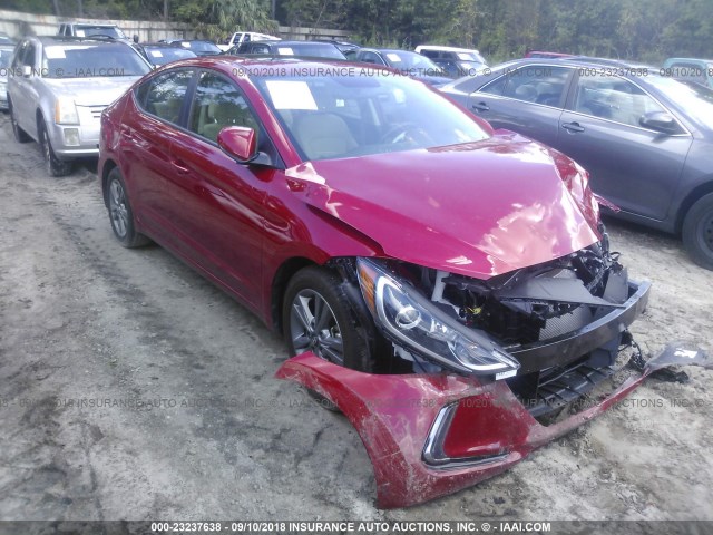 5NPD84LF4HH210701 - 2017 HYUNDAI ELANTRA SE/VALUE/LIMITED RED photo 1