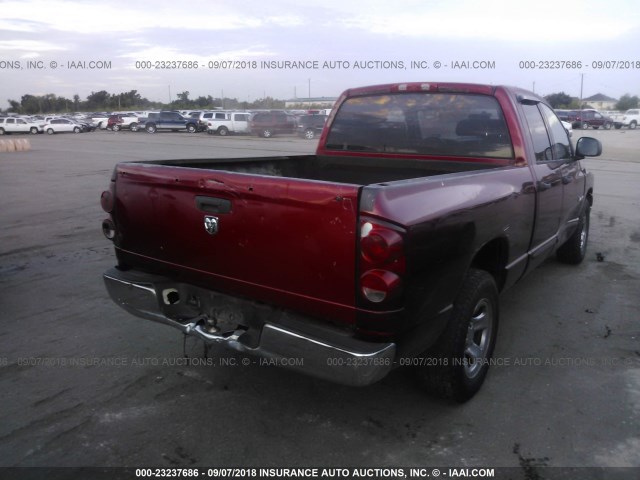 1D7HA18K08J194388 - 2008 DODGE RAM 1500 ST RED photo 4