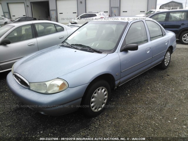 1FALP6536WK133346 - 1998 FORD CONTOUR GL/SPORT/LX Light Blue photo 2