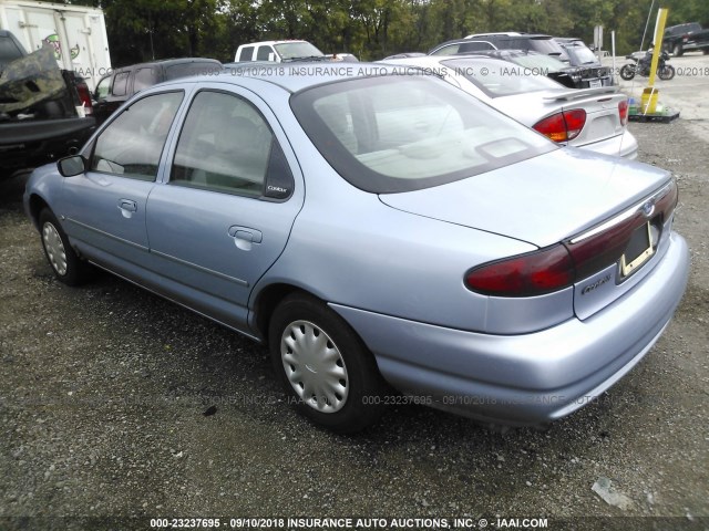 1FALP6536WK133346 - 1998 FORD CONTOUR GL/SPORT/LX Light Blue photo 3