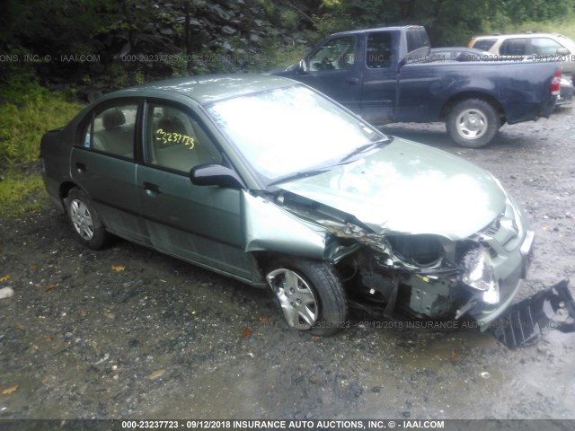 1HGES16384L003600 - 2004 HONDA CIVIC DX VP GREEN photo 1