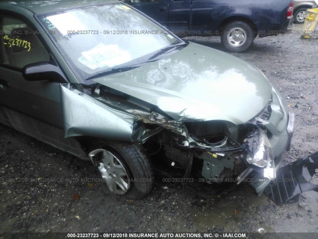 1HGES16384L003600 - 2004 HONDA CIVIC DX VP GREEN photo 6