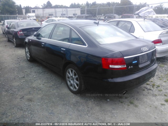 WAUDG74F05N121705 - 2005 AUDI A6 3.2 QUATTRO BLACK photo 3