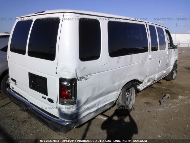 1FBSS3BL5CDA04249 - 2012 FORD ECONOLINE E350 SUPER DUTY WAGON WHITE photo 4