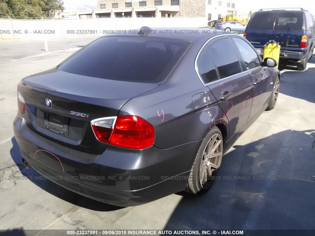 WBAVB33556KS38218 - 2006 BMW 330 I GRAY photo 4