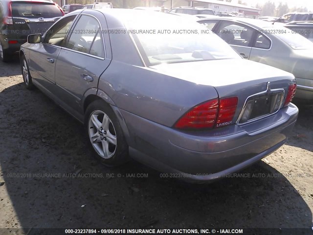 1LNHM86S4YY773609 - 2000 LINCOLN LS 蓝色 照片 3