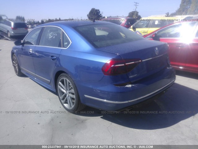 1VWDT7A35HC041936 - 2017 VOLKSWAGEN PASSAT R-LINE Mavi foto 3