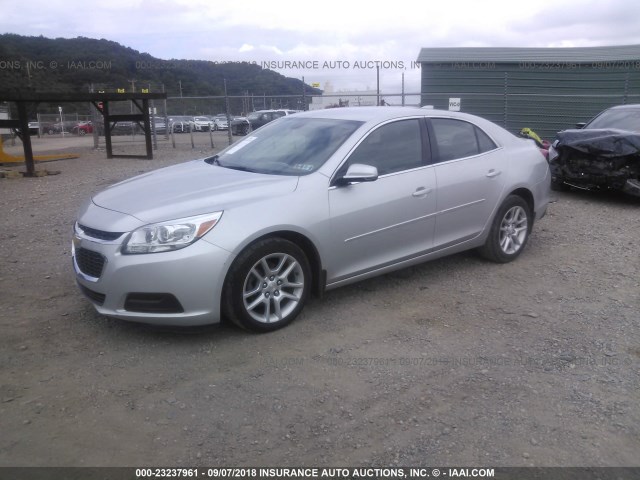 1G11C5SL6FF223805 - 2015 CHEVROLET MALIBU 1LT SILVER photo 2