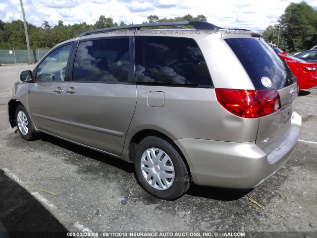 5TDZA23C56S480936 - 2006 TOYOTA SIENNA CE/LE GOLD photo 3