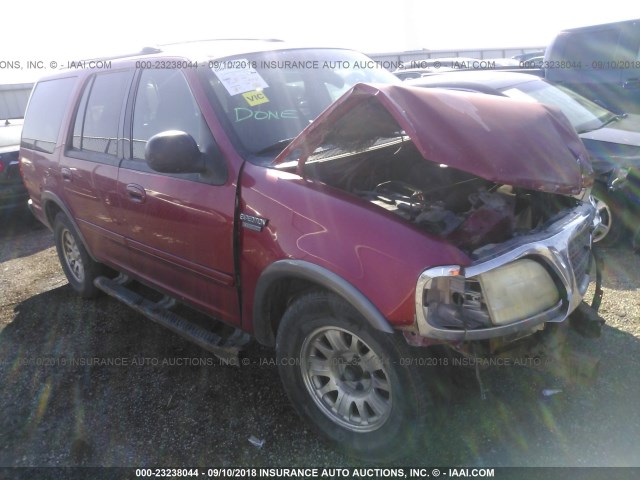 1FMRU1563YLB43237 - 2000 FORD EXPEDITION XLT RED photo 1