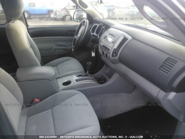 5TETX22N57Z404743 - 2007 TOYOTA TACOMA ACCESS CAB Schwarz Foto 5