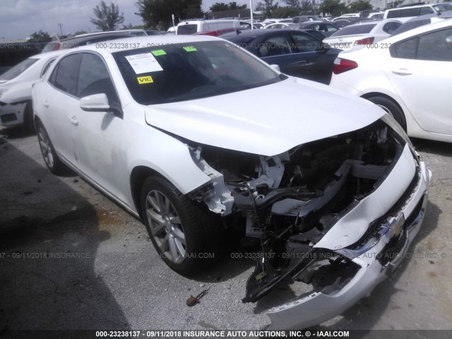 1G11E5SLXEF144985 - 2014 CHEVROLET MALIBU 2LT WHITE photo 1