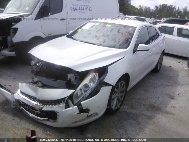 1G11E5SLXEF144985 - 2014 CHEVROLET MALIBU 2LT WHITE photo 2