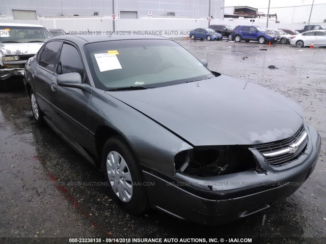 2G1WF52E059273007 - 2005 CHEVROLET IMPALA GRAY photo 1