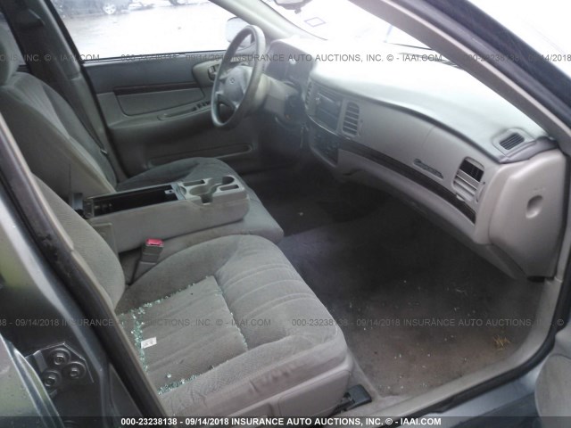 2G1WF52E059273007 - 2005 CHEVROLET IMPALA GRAY photo 5