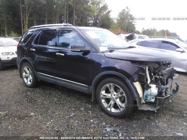 1FM5K7F87DGA42048 - 2013 FORD EXPLORER LIMITED BLACK photo 1