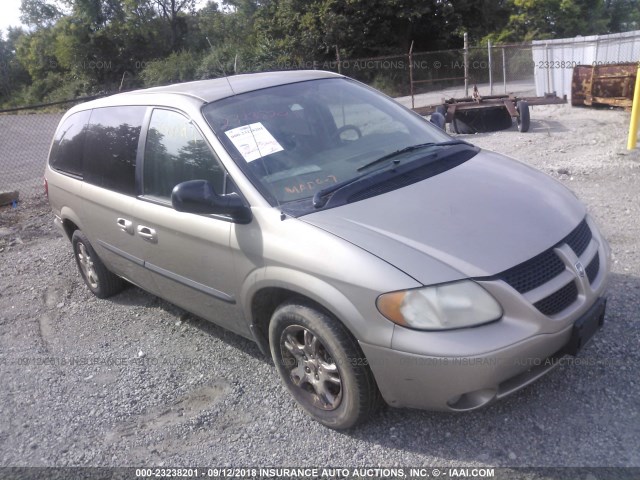 2D4GP44L83R101449 - 2003 DODGE GRAND CARAVAN SPORT BEIGE photo 1