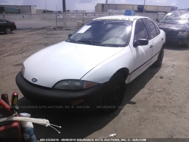 1G1JC5240X7186254 - 1999 CHEVROLET CAVALIER WHITE photo 2