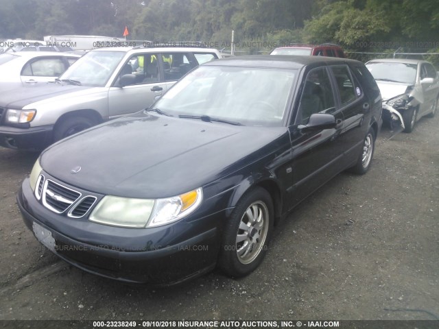 YS3EB55E453519746 - 2005 SAAB 9-5 LINEAR BLACK photo 2