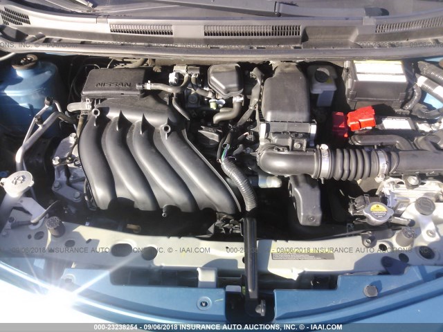 3N1CE2CP2GL398265 - 2016 NISSAN VERSA NOTE S/S PLUS/SV/SL/SR BLUE photo 10