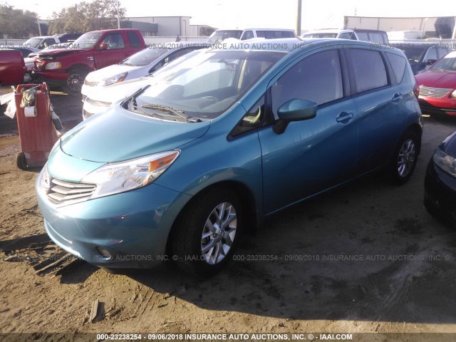 3N1CE2CP2GL398265 - 2016 NISSAN VERSA NOTE S/S PLUS/SV/SL/SR BLUE photo 2