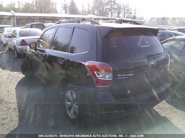 JF2SJAHC0GH505446 - 2016 SUBARU FORESTER 2.5I LIMITED BLACK photo 3