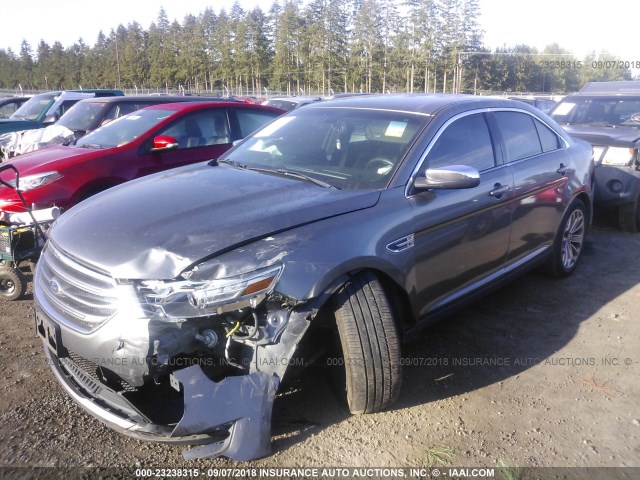 1FAHP2F83DG103455 - 2013 FORD TAURUS LIMITED GRAY photo 2