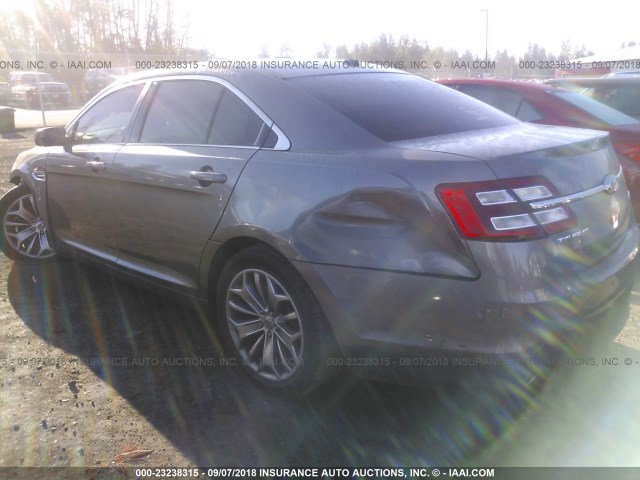 1FAHP2F83DG103455 - 2013 FORD TAURUS LIMITED GRAY photo 3