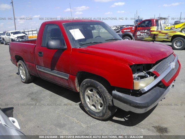 1GCEC14V03Z110572 - 2003 CHEVROLET SILVERADO C1500 RED photo 1