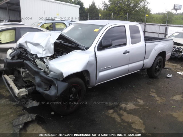 5TFTX4CN2CX012847 - 2012 TOYOTA TACOMA ACCESS CAB ვერცხლისფერი ფოტო 2