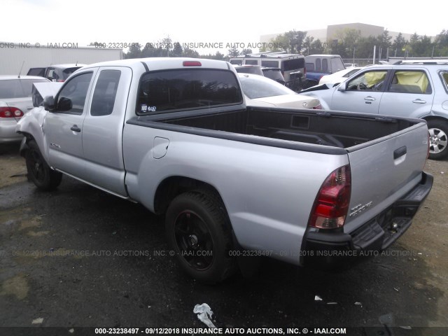 5TFTX4CN2CX012847 - 2012 TOYOTA TACOMA ACCESS CAB ვერცხლისფერი ფოტო 3